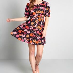 Princess Highway Visited By Butterflies Mini Dress AU12